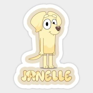 Janelle is Pat’s wife Sticker